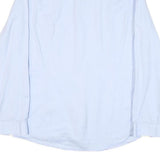 CALVIN KLEIN Mens Blue Shirt M Cotton Blend Classic Formal Long Sleeve Button