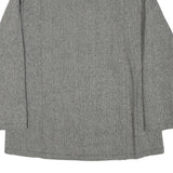 HARMONY COLLECTION Womens Grey Wool Blend Herringbone Jacket UK 14 Button