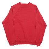 JERZEES Womens Red Florida Hollywood Beach Crew Neck XL Casual Cotton Sweatshirt