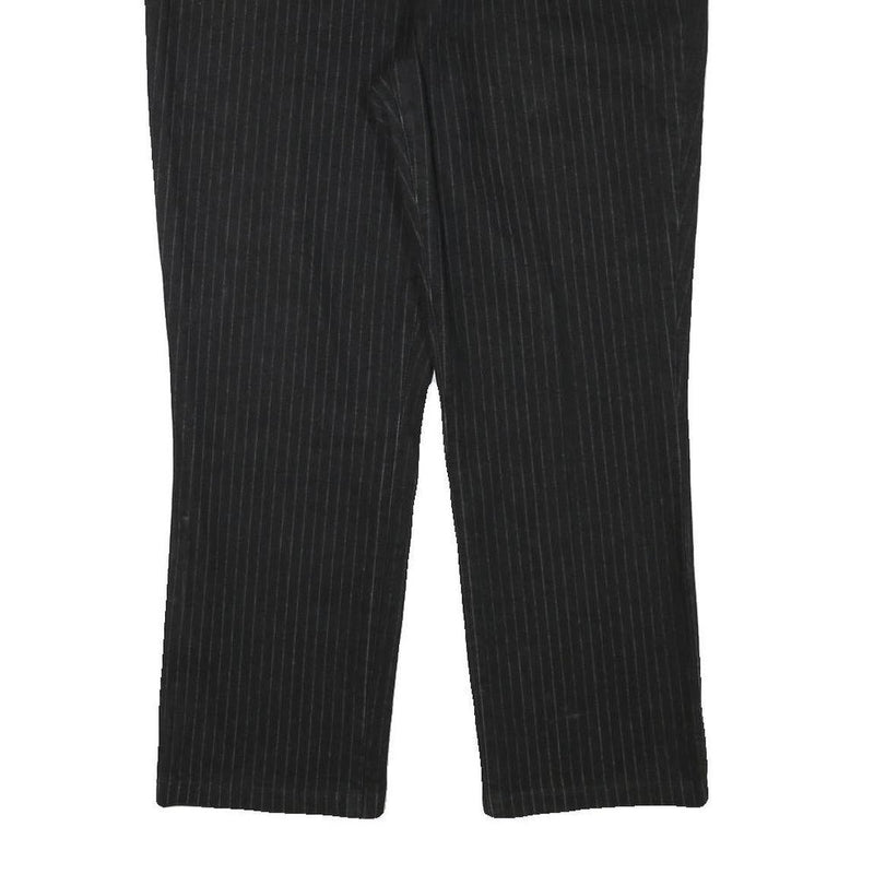 RALPH LAUREN POLO JEANS COMPANY Womens Cotton Blend Black Regular Straight