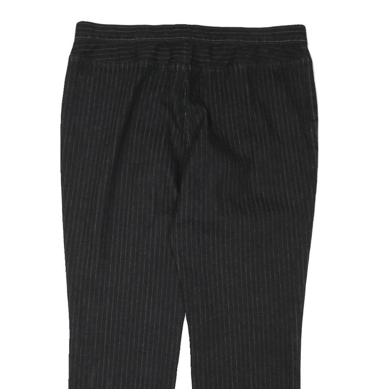 RALPH LAUREN POLO JEANS COMPANY Womens Cotton Blend Black Regular Straight