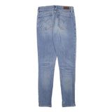 LEVI'S Womens Blue Slim Skinny Denim Light W24 L27 Cotton Blend Zip Jeans