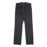 LEVI'S 501 Mens Jeans Black Regular Straight Denim Medium W32 L34 Classic Button