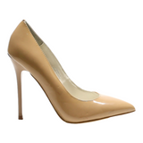 BUFFALO Pump Heels Cream Leather Womens UK 3