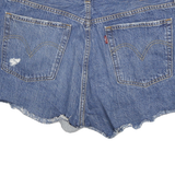 LEVI'S Womens Denim Blue Cut-Off Shorts L W32 Distressed Casual Summer