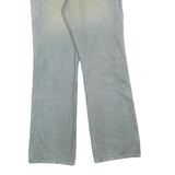 BIG STAR Mens Jeans Blue Regular Straight Denim Light W33 L32 Cotton Blend Zip