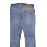 LEVI'S 511 Slim Mens Jeans Blue Denim Medium W34 L32 Slim Fit Zip Closure