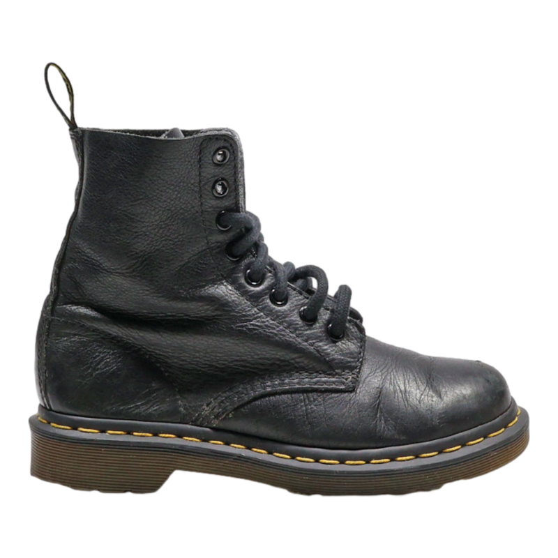 DR MARTENS Pascal Lace-Up Boots Black Leather Womens UK 4