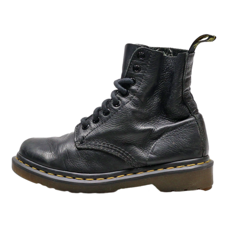 DR MARTENS Pascal Lace-Up Boots Black Leather Womens UK 4