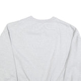 Womens Grey Sweatshirt Mathletic Department Crew Neck L Casual Cotton Blend
