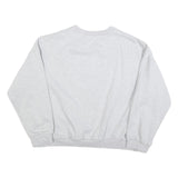 Womens Grey Sweatshirt Mathletic Department Crew Neck L Casual Cotton Blend