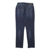 LEVI'S Womens Slim Blue Denim Medium Wash W28 L30 Slim Fit Zip Jeans