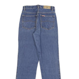 TEDDY'S Womens Jeans Blue Regular Straight Denim Medium W26 L30 Classic Fit Zip