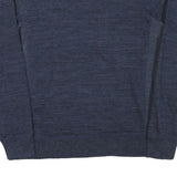 CHAMPION Mens Blue Crew Neck L Cotton Blend Sweatshirt Casual Pullover