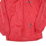 ERIMA Mens Red Black Polyester Blend Jacket M Sport Zip FC Horw Number 7