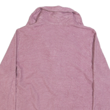 ADIDAS Womens Pink Zip Jacket XL Polyester Plain Sports Activewear Casual