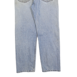 LEVI'S 505 Mens Jeans Blue Regular Straight Denim Medium W36 L30 Classic Zip