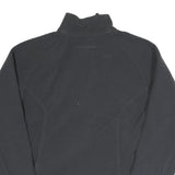 HELLY HANSEN Womens Black Fleece Jacket S Cotton Blend Zip Casual Outdoor Warm
