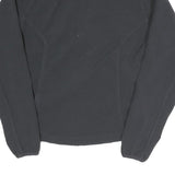 HELLY HANSEN Womens Black Fleece Jacket S Cotton Blend Zip Casual Outdoor Warm