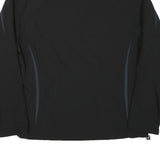 NEW BALANCE Mens Black & Grey Athletic Jacket L Polyester Blend Zip Sportswear