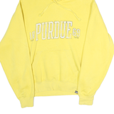 GEAR Womens Yellow Purdue Pullover Hoodie S Cotton Casual Sweatshirt