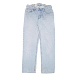 CARHARTT Mens Jeans Blue Regular Straight Denim Light W28 L32 Zip Cotton Blend