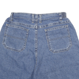 LEE Womens Denim Blue Casual Shorts M W24 Elastic Waist Relaxed Fit