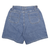 LEE Womens Denim Blue Casual Shorts M W24 Elastic Waist Relaxed Fit
