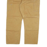 DICKIES Mens Jeans Beige Regular Straight Denim W46 L32 Workwear Zip Pockets