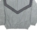 SKILCRAFT Mens Grey Army Nylon Track Jacket L Lightweight Zip Closure