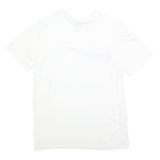 NIKE Mens White L Graphic T-Shirt Short Sleeve Crew Neck Sportswear Casual