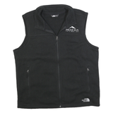 THE NORTH FACE Mens Black Jacket XL Polyester Zip Plain Outdoor Warm Casual