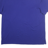 CALVIN KLEIN Mens Blue XL Short Sleeve Plain Polo Shirt Cotton Casual