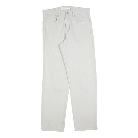 LEVI'S 550 Straight Mens Jeans White Relaxed Straight Denim Light W33 L32