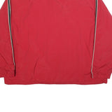 GAME Mens Red V-Neck Pullover Sweatshirt 2XL Lightweight Retro Style