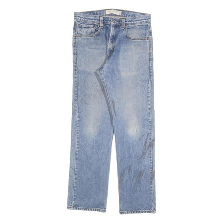 LEVI'S 505 Mens Jeans Blue Regular Straight Denim Medium W32 L32 Classic Fit