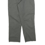 DICKIES Womens Cotton Blend Grey Regular Straight Trousers W29 L26 Workwear