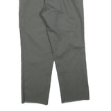 DICKIES Womens Cotton Blend Grey Regular Straight Trousers W29 L26 Workwear
