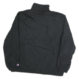 CHAMPION Mens Black San Jose State Embroidered Jacket L Polyester Blend Zip
