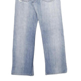 LEVI'S 518 04 Mens Jeans Blue Relaxed Straight Denim Light W30 L29 Distressed