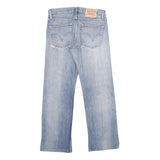 LEVI'S 518 04 Mens Jeans Blue Relaxed Straight Denim Light W30 L29 Distressed