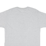 CHAMPION Mens Grey L Cotton Blend Graphic T-Shirt Short Sleeve Crew Neck