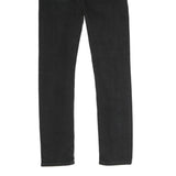 VANS Mens Slim Black Jeans Cotton W26 L26 Zip Pockets Casual Streetwear