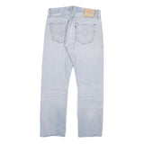 LEVI'S 501 Mens Jeans Blue Regular Straight Denim Light W29 L25 Classic Button
