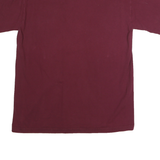 NCAA Mens Maroon Virginia Tech Graphic T-Shirt L Short Sleeve Crew Neck