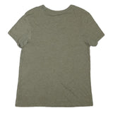 LEE Womens Green Cotton Blend T-Shirt M Short Sleeve Round Neck Casual Top