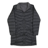 THE NORTH FACE Womens Black Reversible Puffer Jacket S Polyester Zip Outerwear