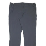 MAIER Mens Polyester Blend Blue Regular Straight Trousers W38 L32 Outdoor Casual