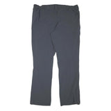 MAIER Mens Polyester Blend Blue Regular Straight Trousers W38 L32 Outdoor Casual