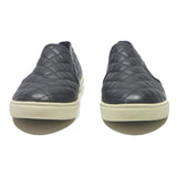 STEVE MADDEN Womens Black Quilted Slip-On Trainers Polyester Blend UK 8